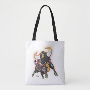 Bolsa De Tela  Handbag Torito De Pucará