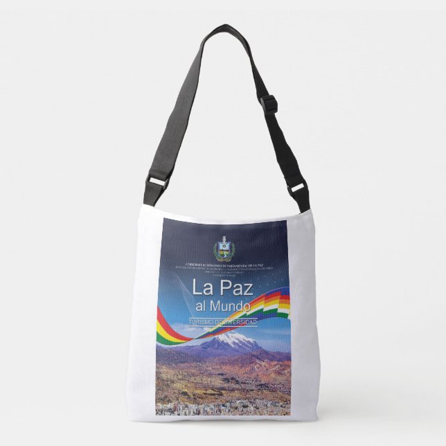 Bolsa La Paz al mundo Crossbody Bag (Front)