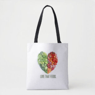 Bolsa Tote Grande Bag with image of vegetables 1.