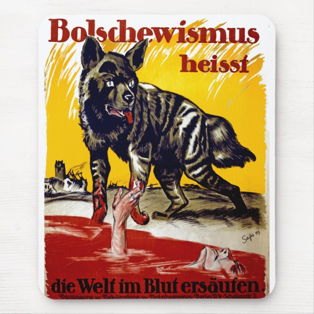 Bolschewismus Heisst Mouse Pad (Front)