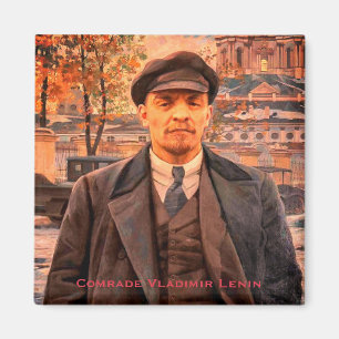 Bolshevik Hero Vladimir Lenin, Soviet Union, CCCP Magnet