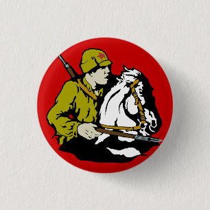 BOLSHEVIKS 3 CM ROUND BADGE