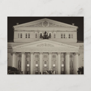 Bolshoi Theatre, Moscow Postcard