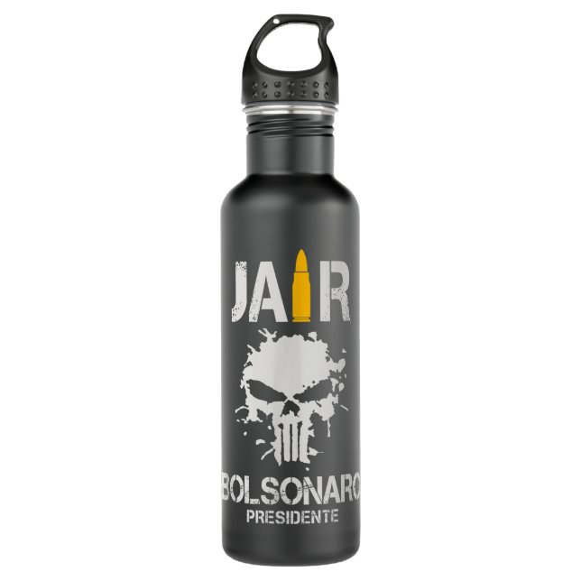 Bolsonaro 2022 - É Melhor Jair se Acostumando 710 Ml Water Bottle (Front)