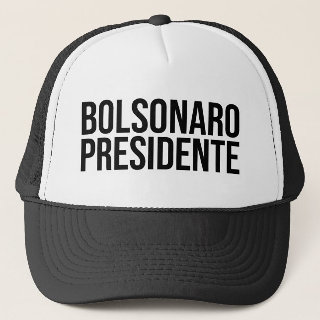 Bolsonaro Presidente Trucker Hat (Front)