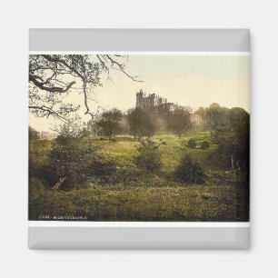 Bolsover Castle, Derbyshire, England rare Photochr Magnet