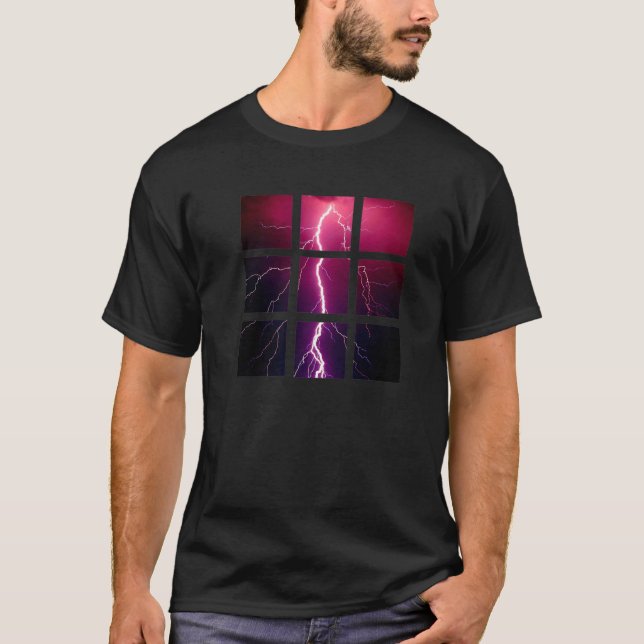 Bolt Of Lightning Thunderbolt Storm Lightning Thun T-Shirt (Front)