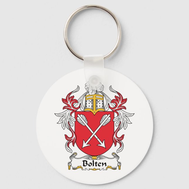 Bolten Family Crest Key Ring (Front)