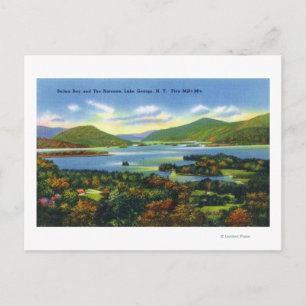 Bolton Bay, Narrows, Five Mile Mountains View Postcard