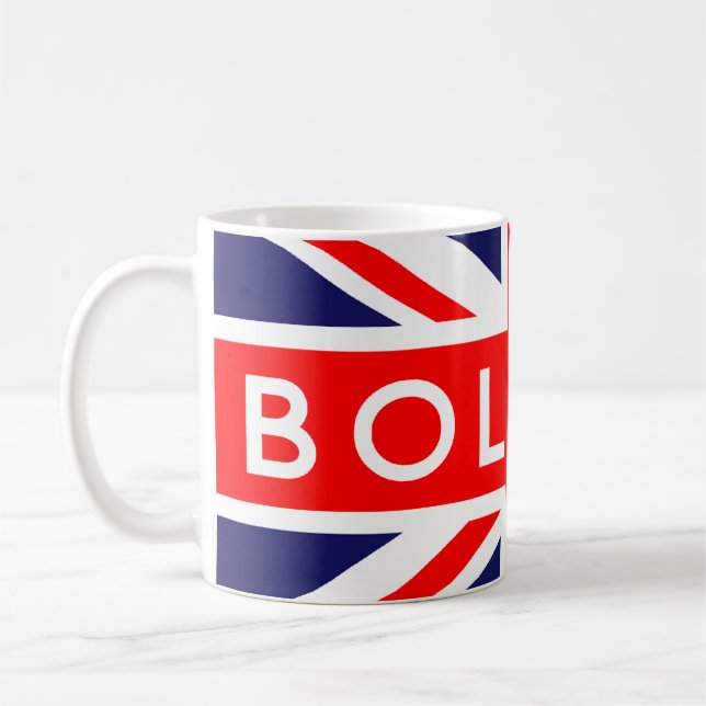 Bolton : British Flag Coffee Mug (Left)