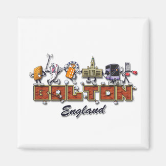 Bolton cartoon characters magnet