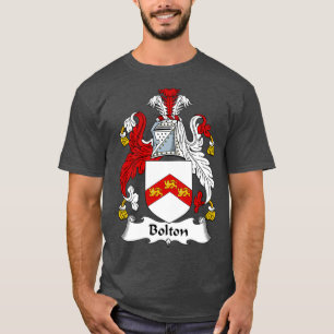 Bolton Coat of Arms Family Crest  T-Shirt