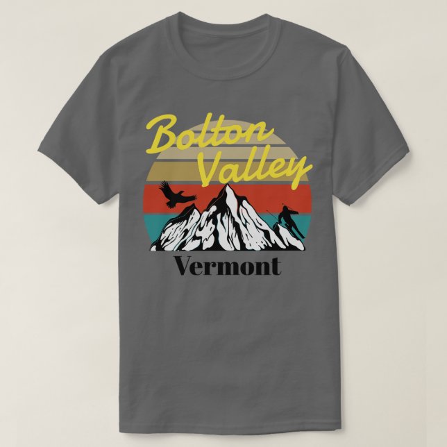 Bolton Valley ski Vermont 5 T-Shirt (Design Front)