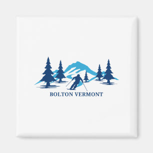 Bolton vermont ski resort skiing skier magnet