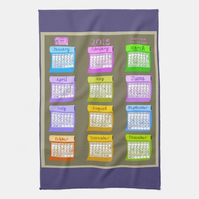 Bolts of Fabric tea kitchen towel 2018 dish towel (Vertical)