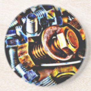 Bolts Pop Art Coaster
