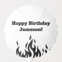 Bolts & Smiles Custom two-sided Balloon