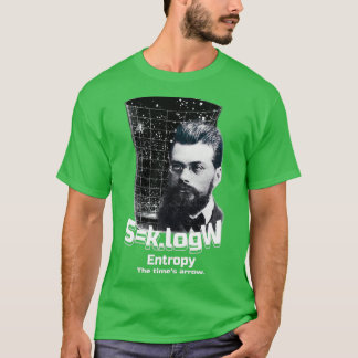 Boltzmann Entropy formula Theoretical physics and T-Shirt