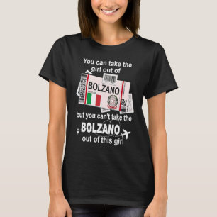 Bolzano Boarding Pass  Bolzano Girl  Bolzano T-Shirt