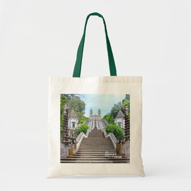 Bom Jesus Catholic Sanctuary photo, Braga,Portugal Tote Bag (Front)