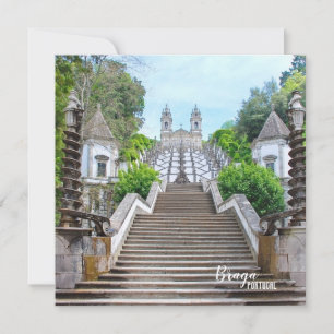 Bom Jesus de Braga Catholic Sanctuary with prayer