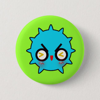 BOMB! (blue) 6 Cm Round Badge