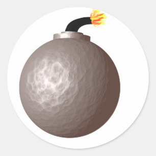Bomb Classic Round Sticker