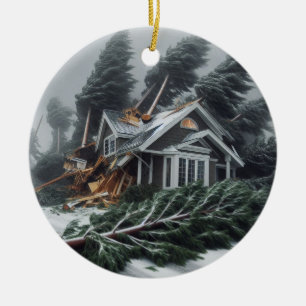 Bomb Cyclone 2 Ceramic Tree Decoration