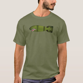 Bomb Face Graphic Art T-Shirt