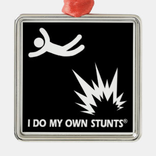 Bomb My Own Stunts Metal Tree Decoration