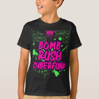 Bomb Rush Cyberfunk — Neon Street Graffiti Vibes T-Shirt