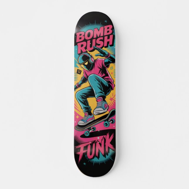 Bomb Rush Cyberfunk Skateboard (Front)