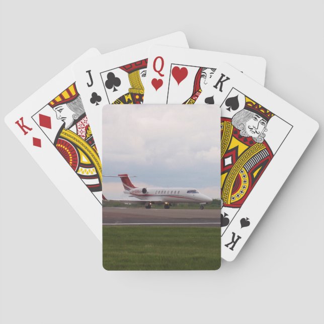 Bombardier Lear Jet 45XR Playing Cards (Back)