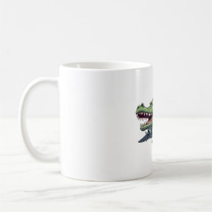  Bombardino Crocodilo — Teeth First, Questions Lat Coffee Mug