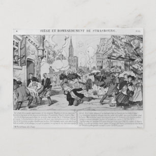 Bombardment and siege of Strasbourg Postcard