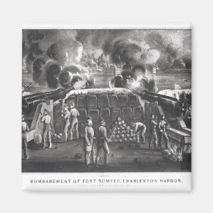 Bombardment of Fort Sumter, Charleston Harbour Magnet
