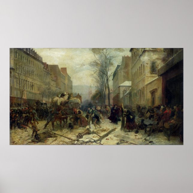 Bombardment of Paris in 1871 Poster (Front)