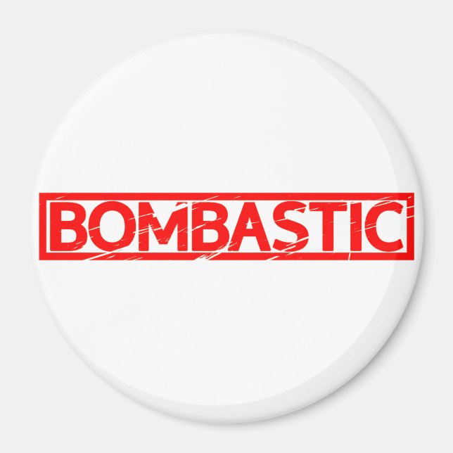Bombastic Stamp Magnet (Front)
