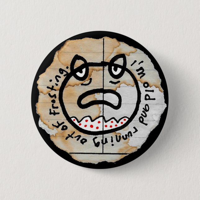 Bombastus Frosting Button (Front)
