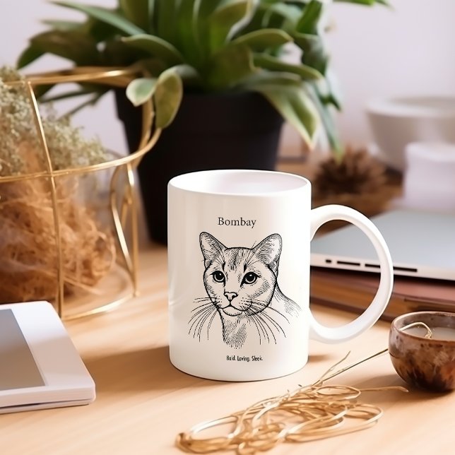 Bombay Cat Portrait Mug (Creator Uploaded)