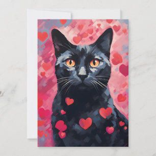 Bombay Cat Valentine's day  Holiday Card