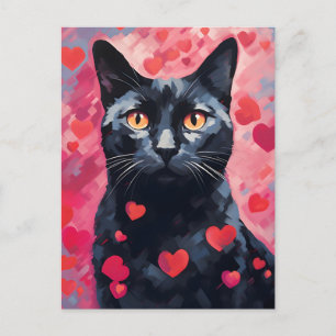 Bombay Cat Valentine's day  Postcard