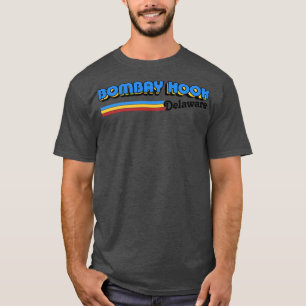 Bombay Hook Delaware Retro Styled Design T-Shirt