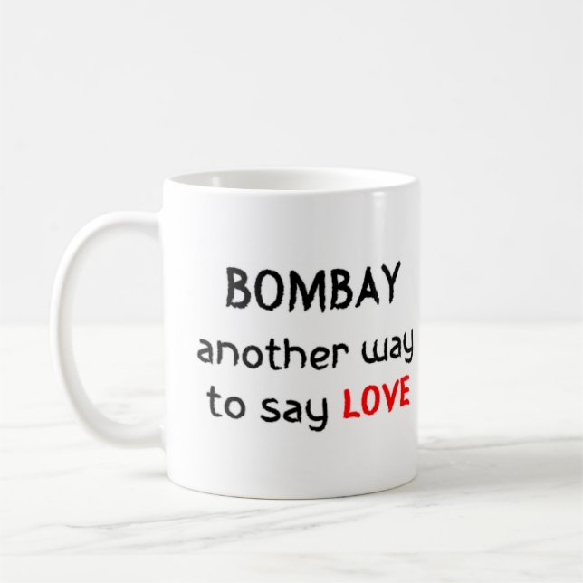 bombay love coffee mug (Left)