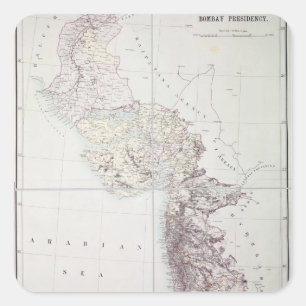 Bombay Presidency, 1890 Square Sticker