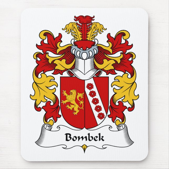 Bombek Family Crest Mouse Pad (Front)