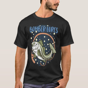 Bomber Lures Hunting Hobby Hunter Pastime Fishing T-Shirt