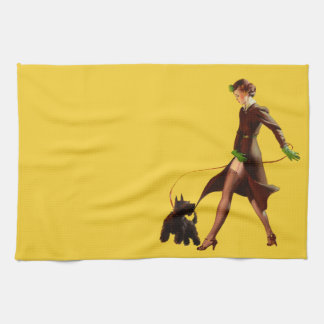 BOMBSHELL BAD GIRLS Retro Pin-Ups Tea Towel