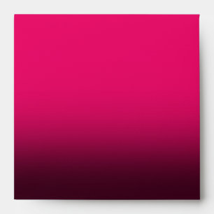 Bombshell Zebra Hot Pink Birthday Square Envelopes