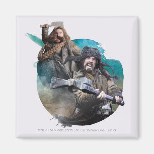 Bombur and Bofur Magnet